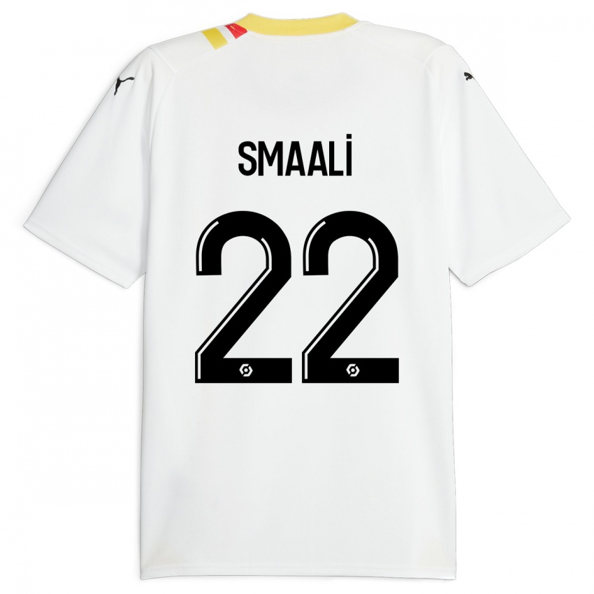 Herren Emma Smaali #22 Schwarz Auswärtstrikot Trikot 2023/24 T-Shirt Belgien