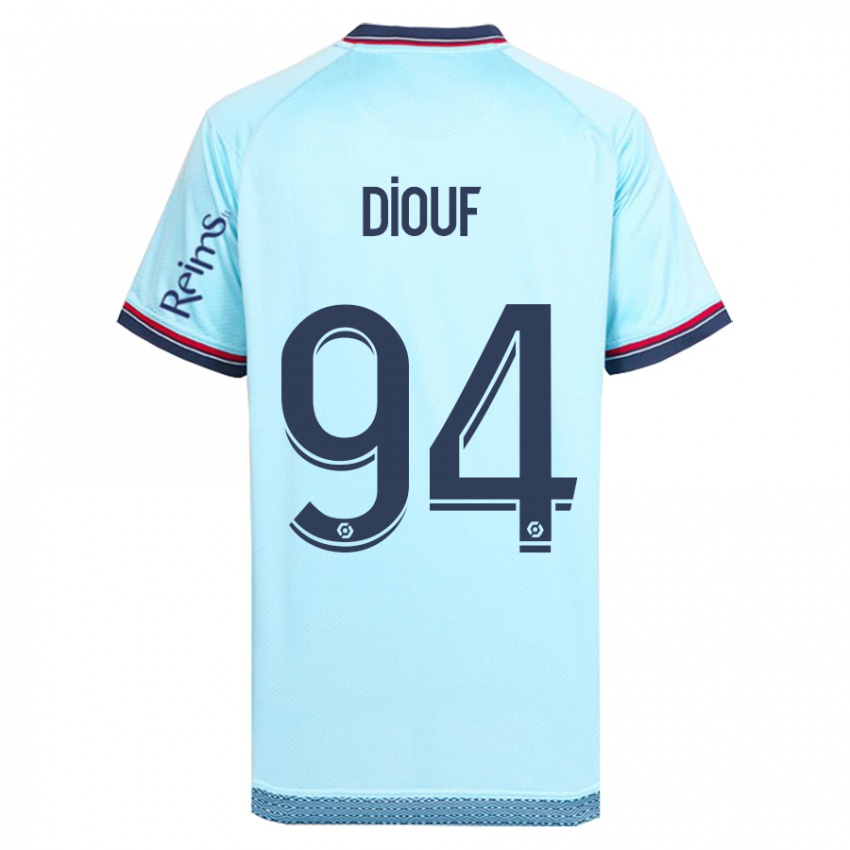 Heren Yehvann Diouf #94 Hemelsblauw Uitshirt Uittenue 2023/24 T-Shirt België