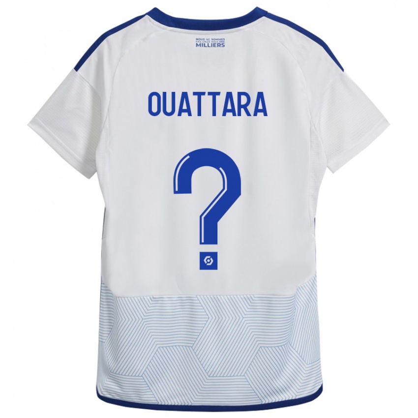 Heren Abdoul Ouattara #0 Wit Uitshirt Uittenue 2023/24 T-Shirt België