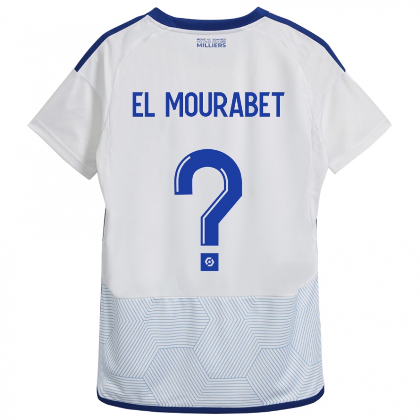 Heren Samir El Mourabet #0 Wit Uitshirt Uittenue 2023/24 T-Shirt België