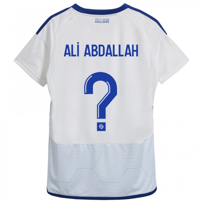 Heren Aboubacar Ali Abdallah #0 Wit Uitshirt Uittenue 2023/24 T-Shirt België