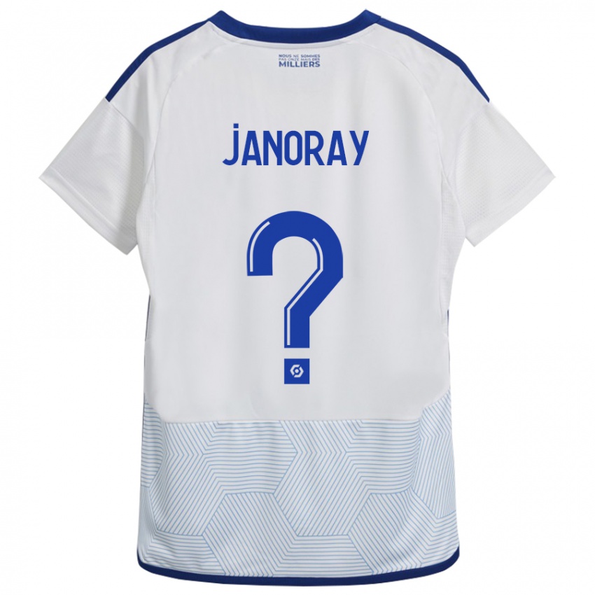 Heren Sacha Janoray #0 Wit Uitshirt Uittenue 2023/24 T-Shirt België