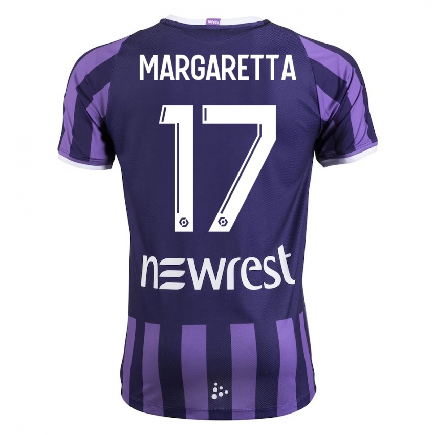 Heren Jessica Margaretta #17 Paars Uitshirt Uittenue 2023/24 T-Shirt België