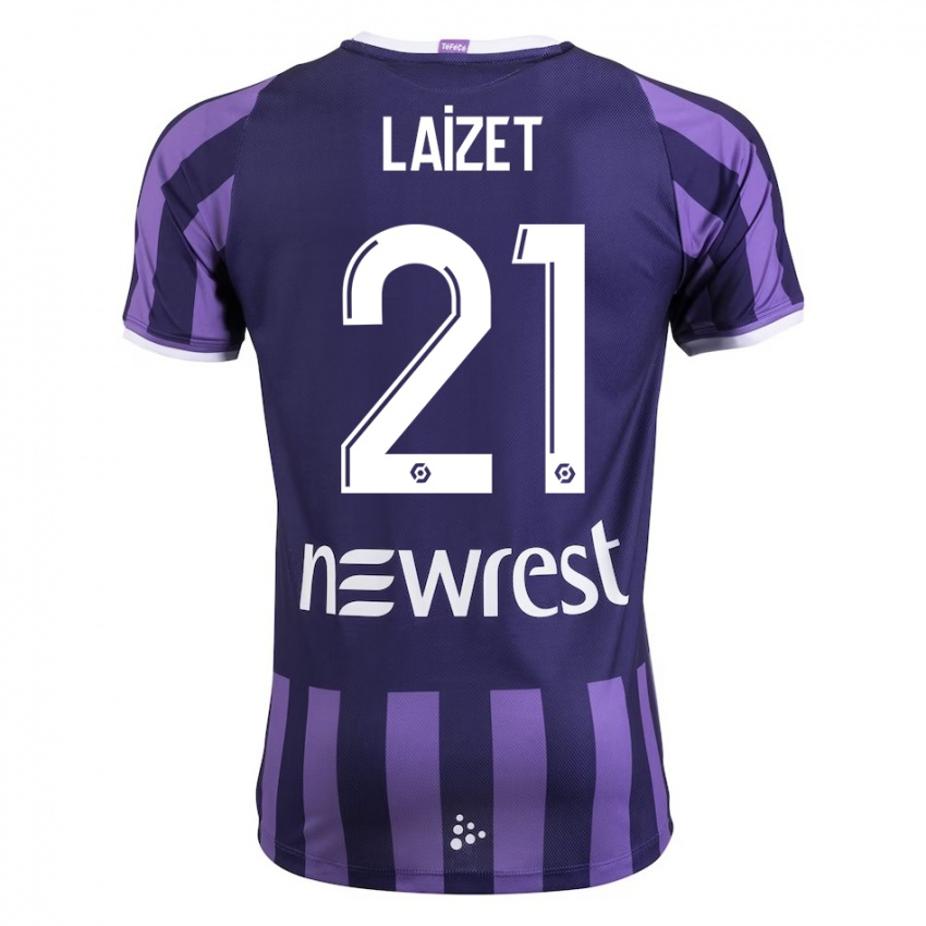 Heren Emma Laizet #21 Paars Uitshirt Uittenue 2023/24 T-Shirt België