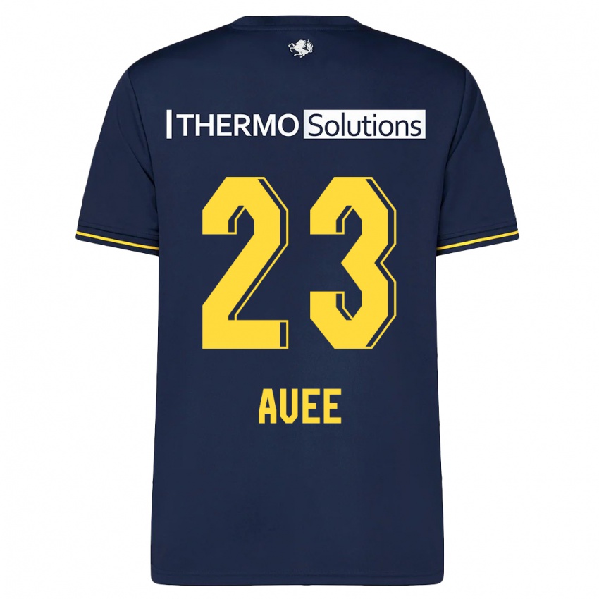 Heren Marit Auée #23 Marine Uitshirt Uittenue 2023/24 T-Shirt België