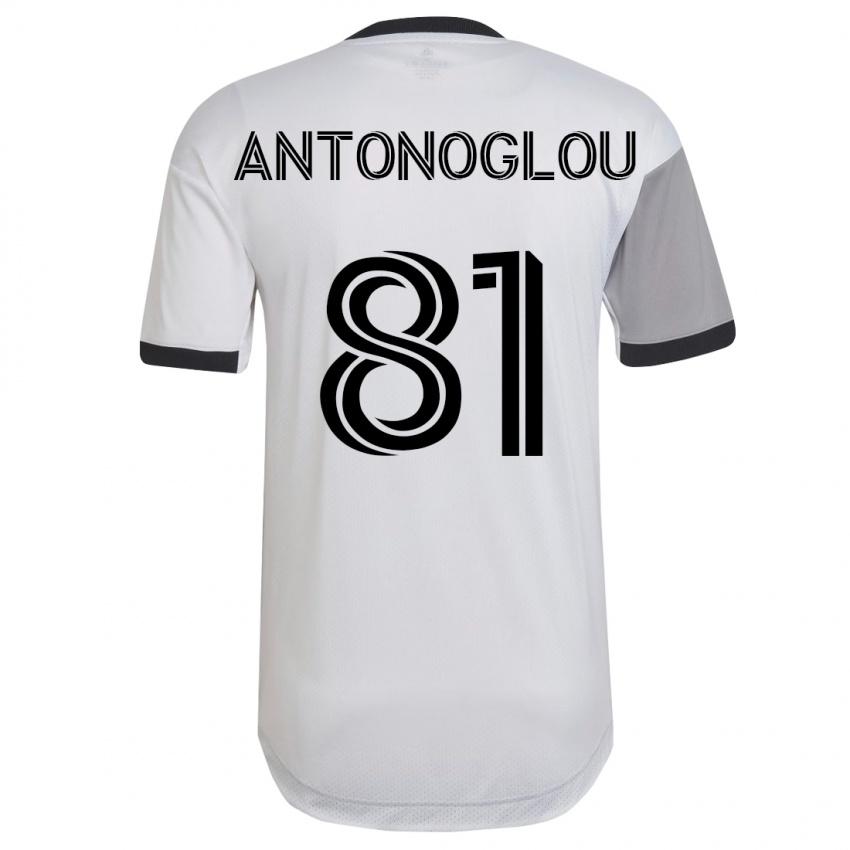 Heren Themi Antonoglou #81 Wit Uitshirt Uittenue 2023/24 T-Shirt België