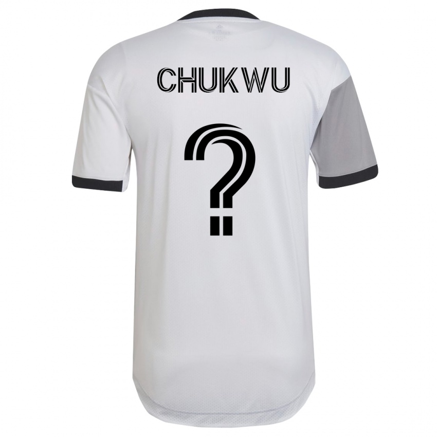 Homme Maillot Richard Chukwu #0 Blanc Tenues Extérieur 2023/24 T-Shirt Belgique