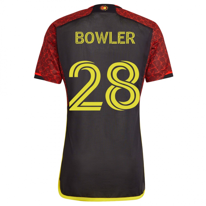 Heren Rachel Bowler #28 Oranje Uitshirt Uittenue 2023/24 T-Shirt België