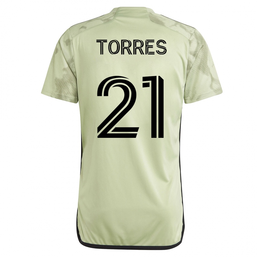 Heren Christian Torres #21 Groente Uitshirt Uittenue 2023/24 T-Shirt België