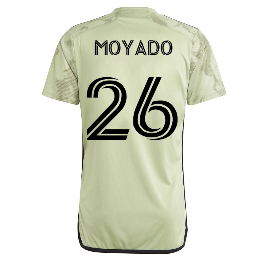 Heren Bryan Moyado #26 Groente Uitshirt Uittenue 2023/24 T-Shirt België