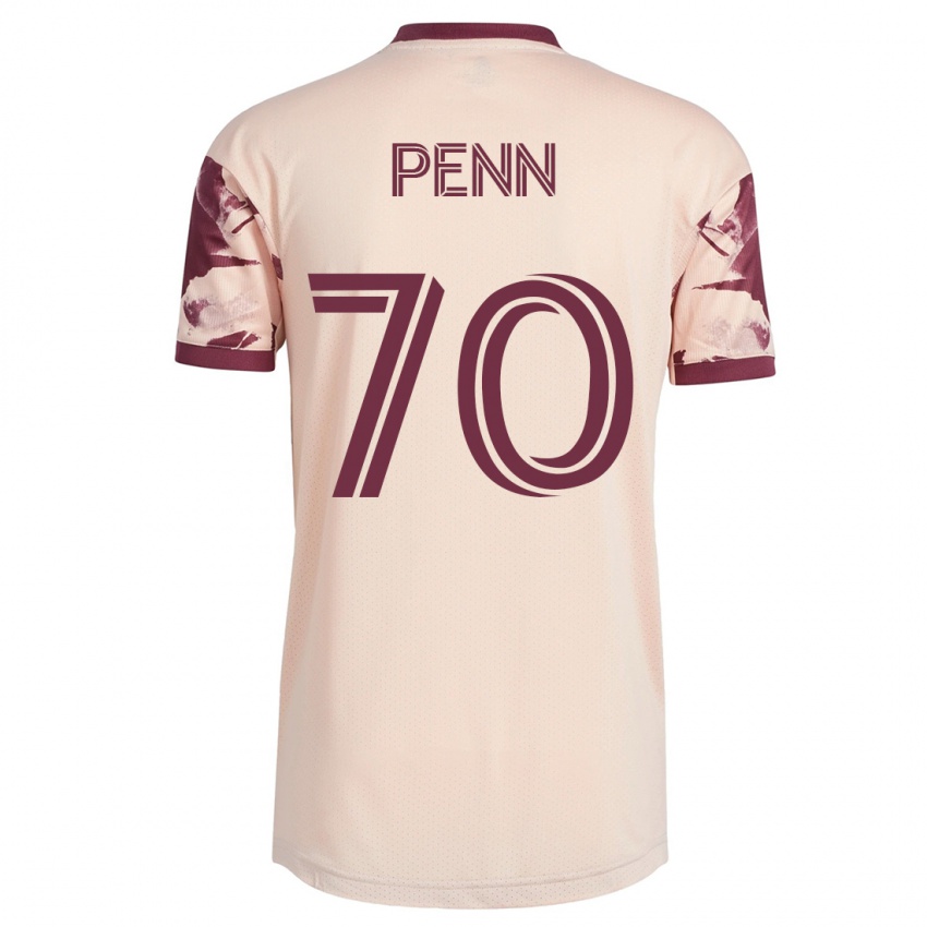 Heren Josh Penn #70 Gebroken Wit Uitshirt Uittenue 2023/24 T-Shirt België