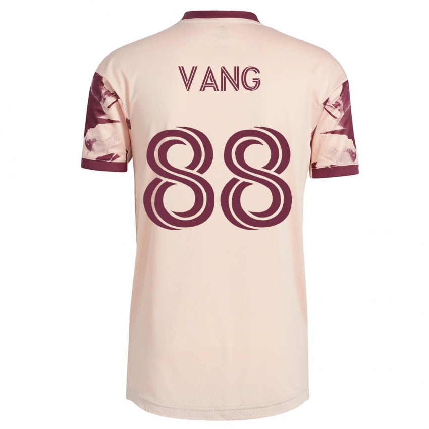 Heren Michael Vang #88 Gebroken Wit Uitshirt Uittenue 2023/24 T-Shirt België