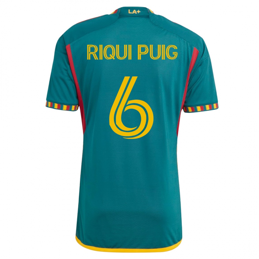 Heren Riqui Puig #6 Groente Uitshirt Uittenue 2023/24 T-Shirt België