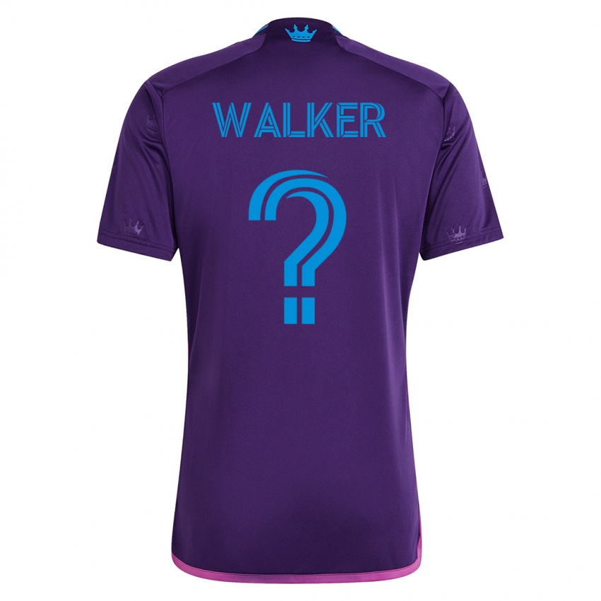 Heren Isaac Walker #0 Viooltje Uitshirt Uittenue 2023/24 T-Shirt België