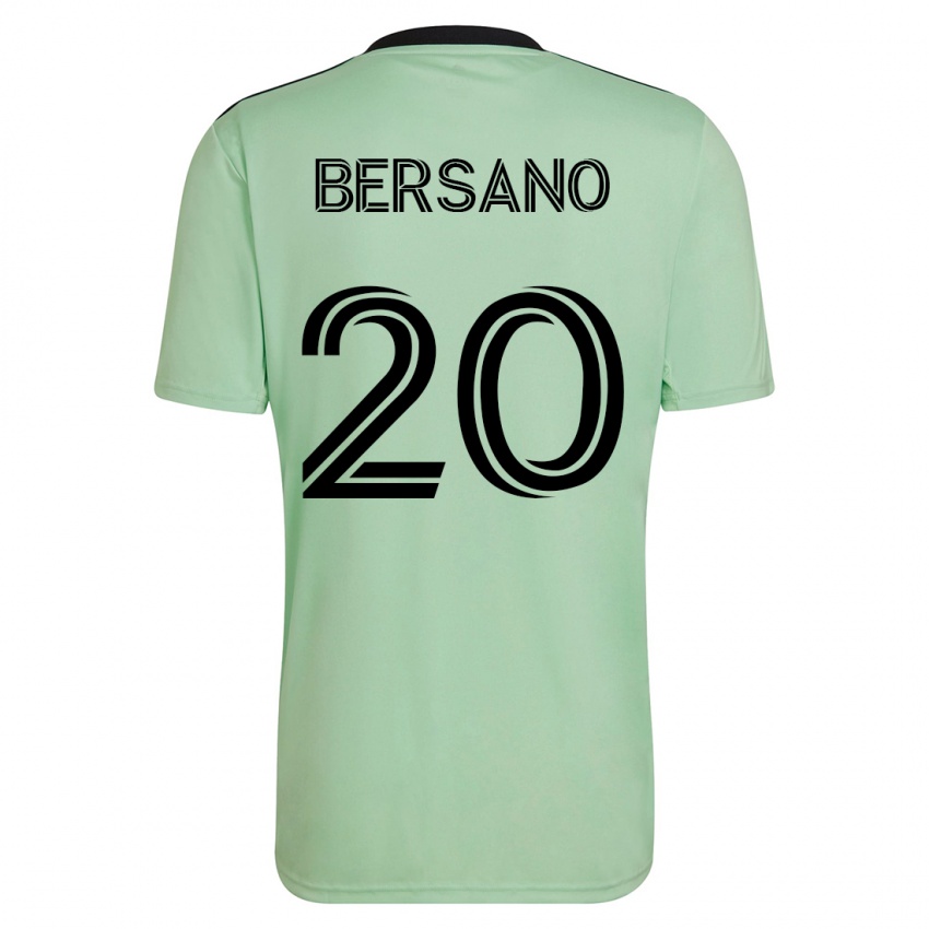Heren Matt Bersano #20 Licht Groen Uitshirt Uittenue 2023/24 T-Shirt België