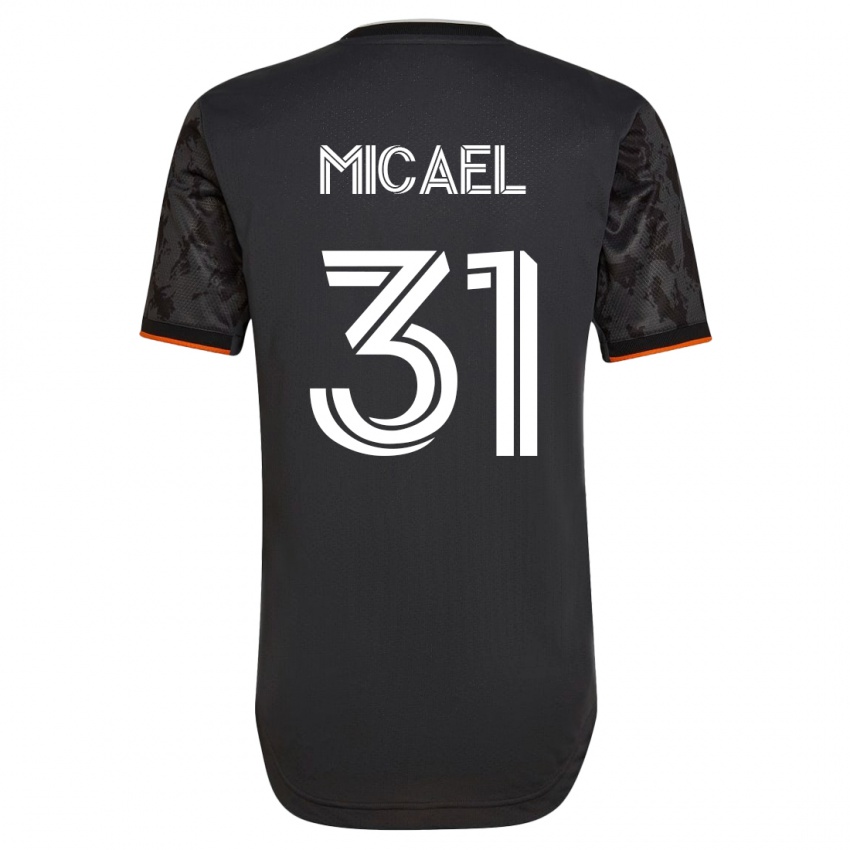 Heren Micael #31 Zwart Uitshirt Uittenue 2023/24 T-Shirt België