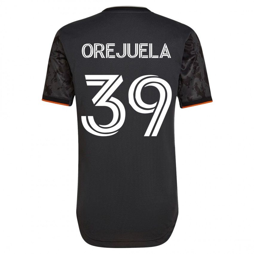 Heren Jesus Orejuela #39 Zwart Uitshirt Uittenue 2023/24 T-Shirt België