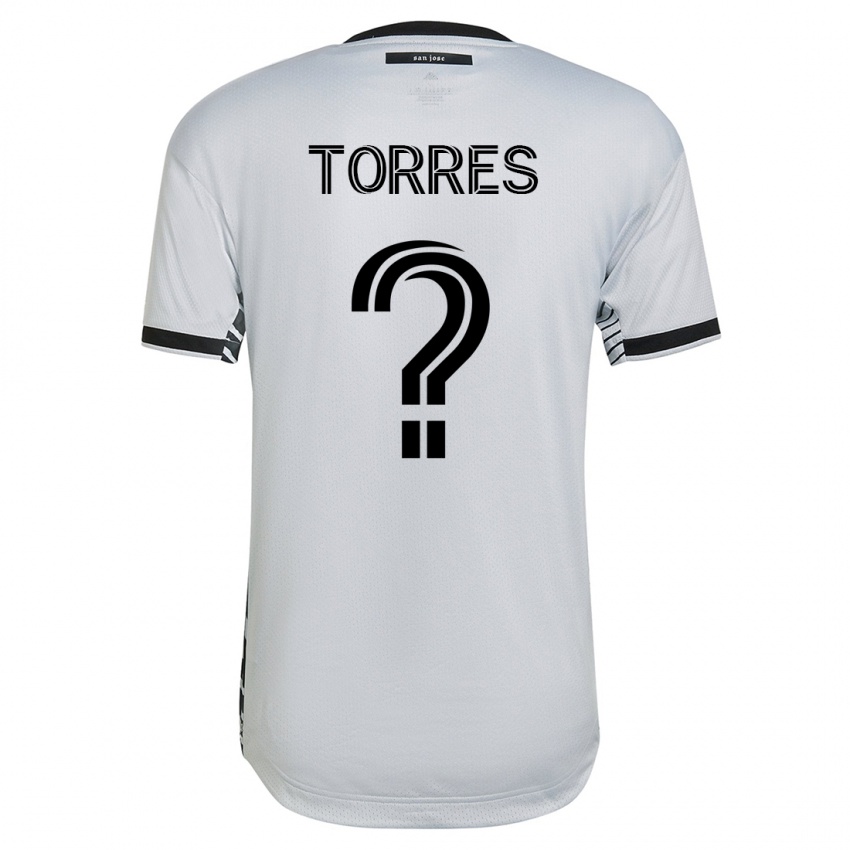 Heren Jorge Torres #0 Wit Uitshirt Uittenue 2023/24 T-Shirt België