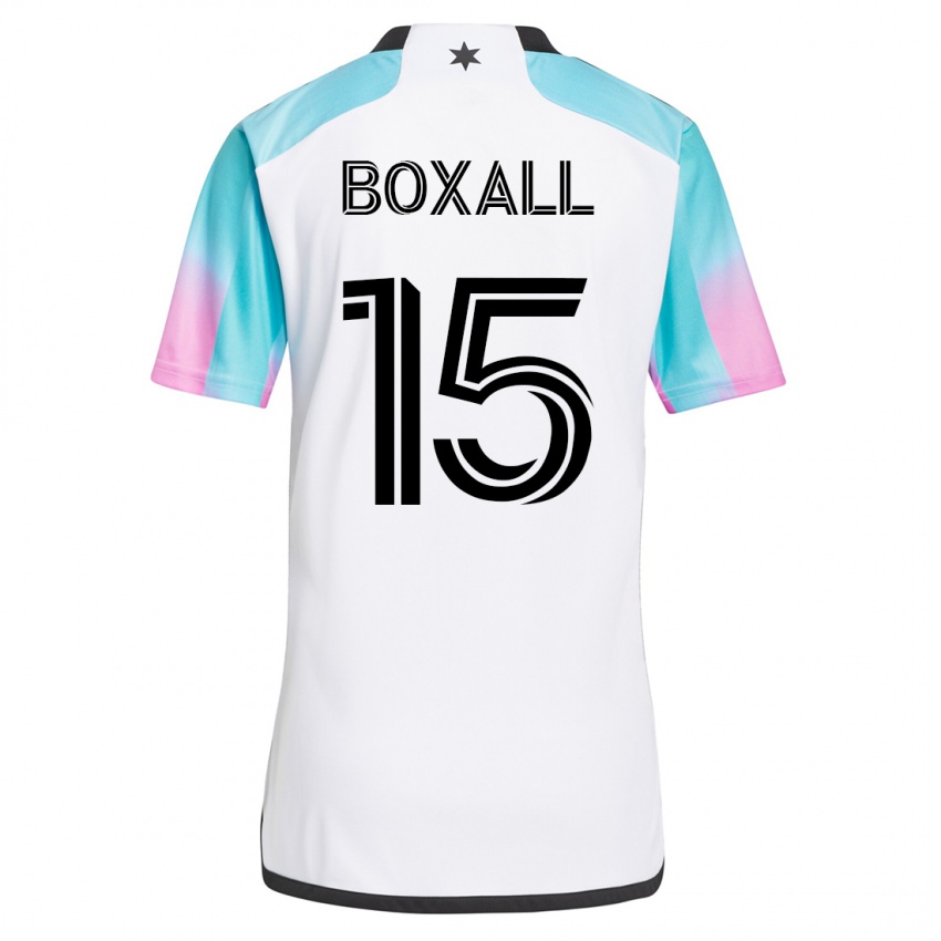 Heren Michael Boxall #15 Wit Uitshirt Uittenue 2023/24 T-Shirt België