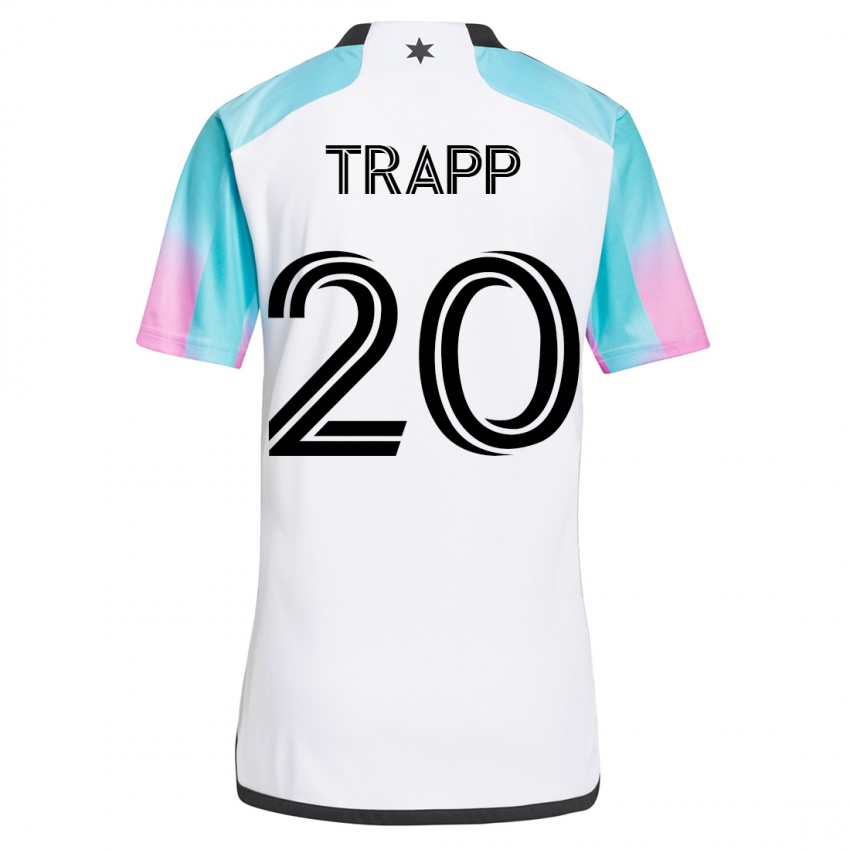 Heren Wil Trapp #20 Wit Uitshirt Uittenue 2023/24 T-Shirt België