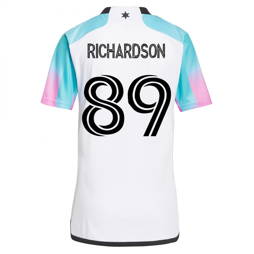 Heren Nick Richardson #89 Wit Uitshirt Uittenue 2023/24 T-Shirt België