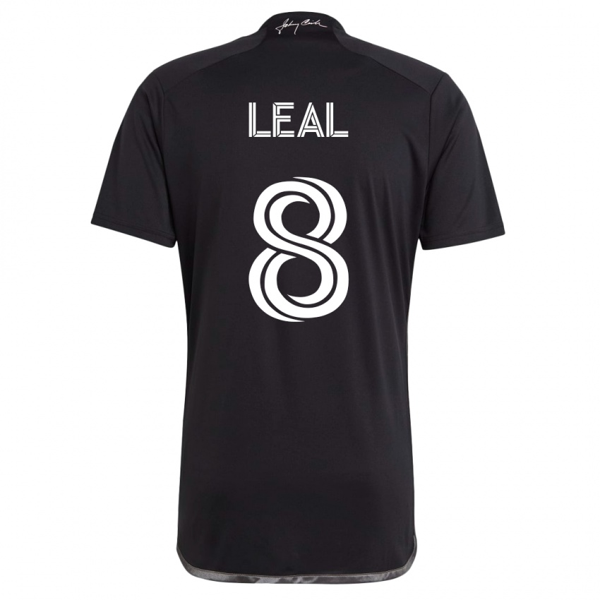 Heren Randall Leal #8 Zwart Uitshirt Uittenue 2023/24 T-Shirt België