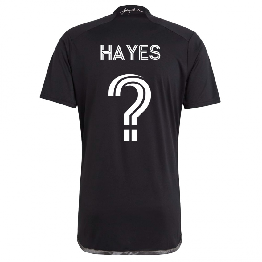 Heren Braxton Hayes #0 Zwart Uitshirt Uittenue 2023/24 T-Shirt België