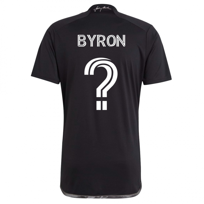 Heren Samuel Byron #0 Zwart Uitshirt Uittenue 2023/24 T-Shirt België
