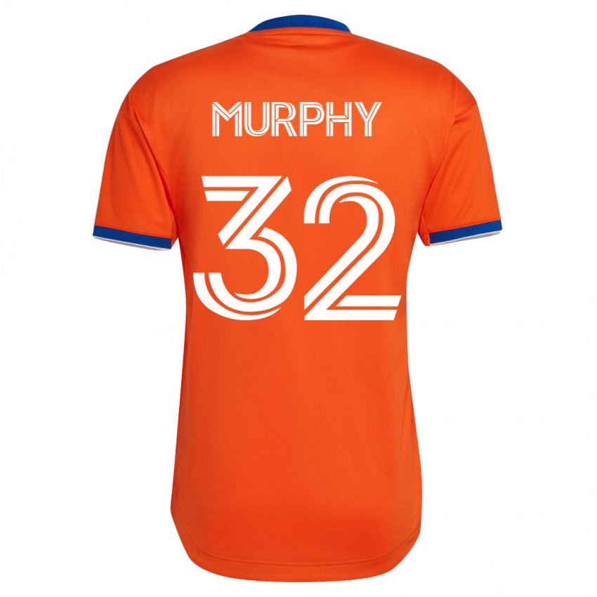 Heren Ian Murphy #32 Wit Uitshirt Uittenue 2023/24 T-Shirt België
