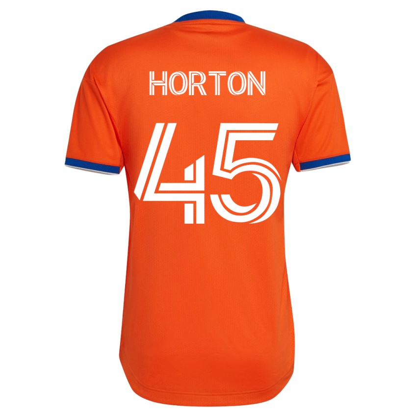 Heren Philip Horton #45 Wit Uitshirt Uittenue 2023/24 T-Shirt België
