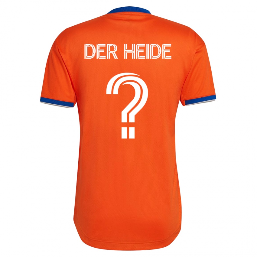 Heren Dimas Van Der Heide #0 Wit Uitshirt Uittenue 2023/24 T-Shirt België