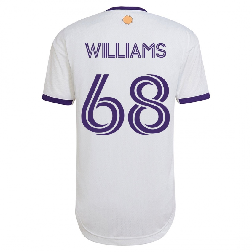 Heren Thomas Williams #68 Wit Uitshirt Uittenue 2023/24 T-Shirt België