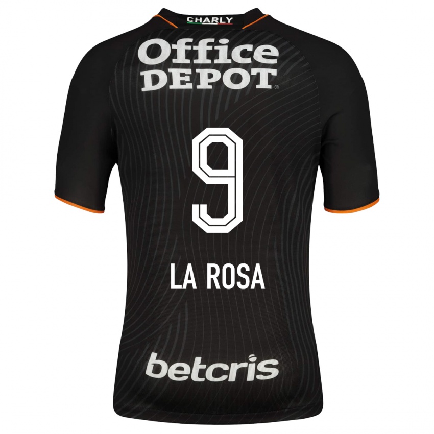 Herren Roberto De La Rosa #9 Schwarz Auswärtstrikot Trikot 2023/24 T-Shirt Belgien