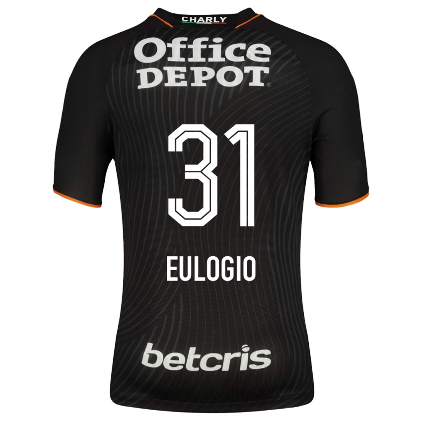 Heren José Eulogio #31 Zwart Uitshirt Uittenue 2023/24 T-Shirt België