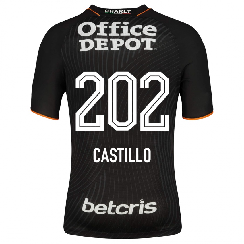 Heren José Castillo #202 Zwart Uitshirt Uittenue 2023/24 T-Shirt België
