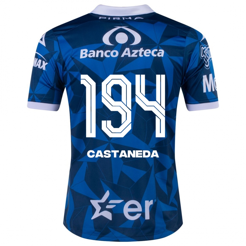 Homme Maillot Christian Castañeda #194 Bleu Tenues Extérieur 2023/24 T-Shirt Belgique