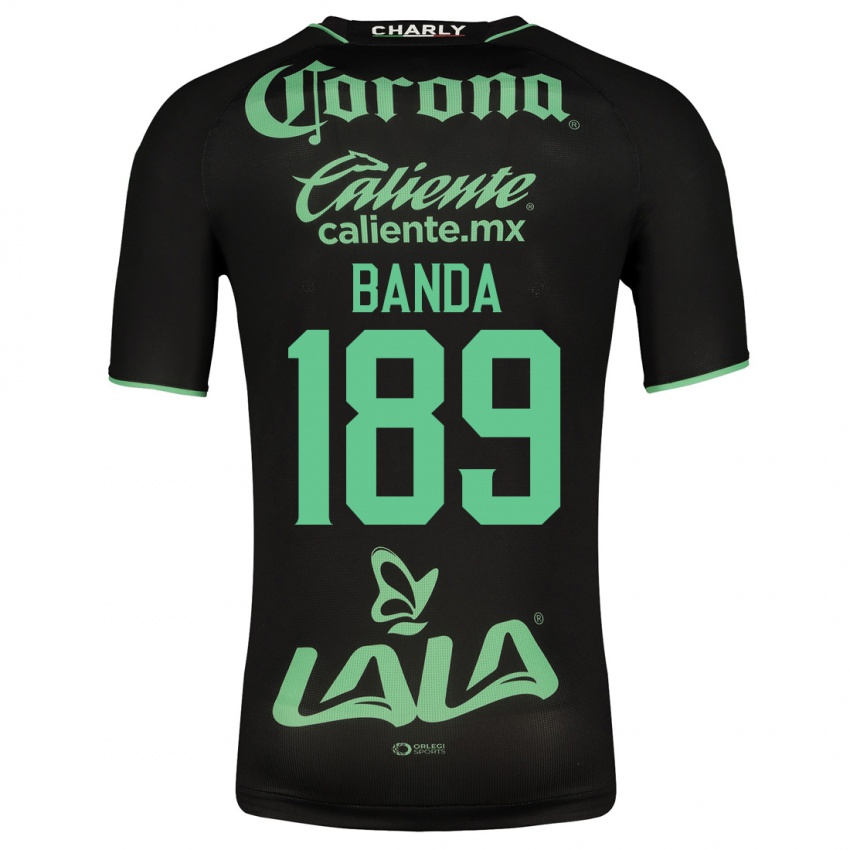 Heren Iker Banda #189 Zwart Uitshirt Uittenue 2023/24 T-Shirt België