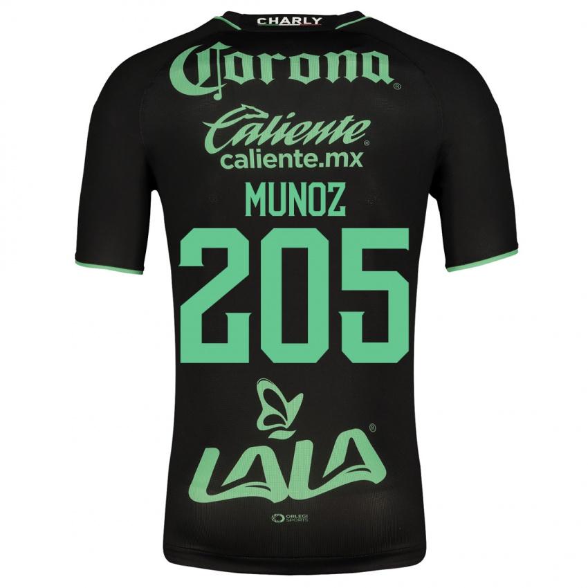 Heren Guillermo Muñoz #205 Zwart Uitshirt Uittenue 2023/24 T-Shirt België