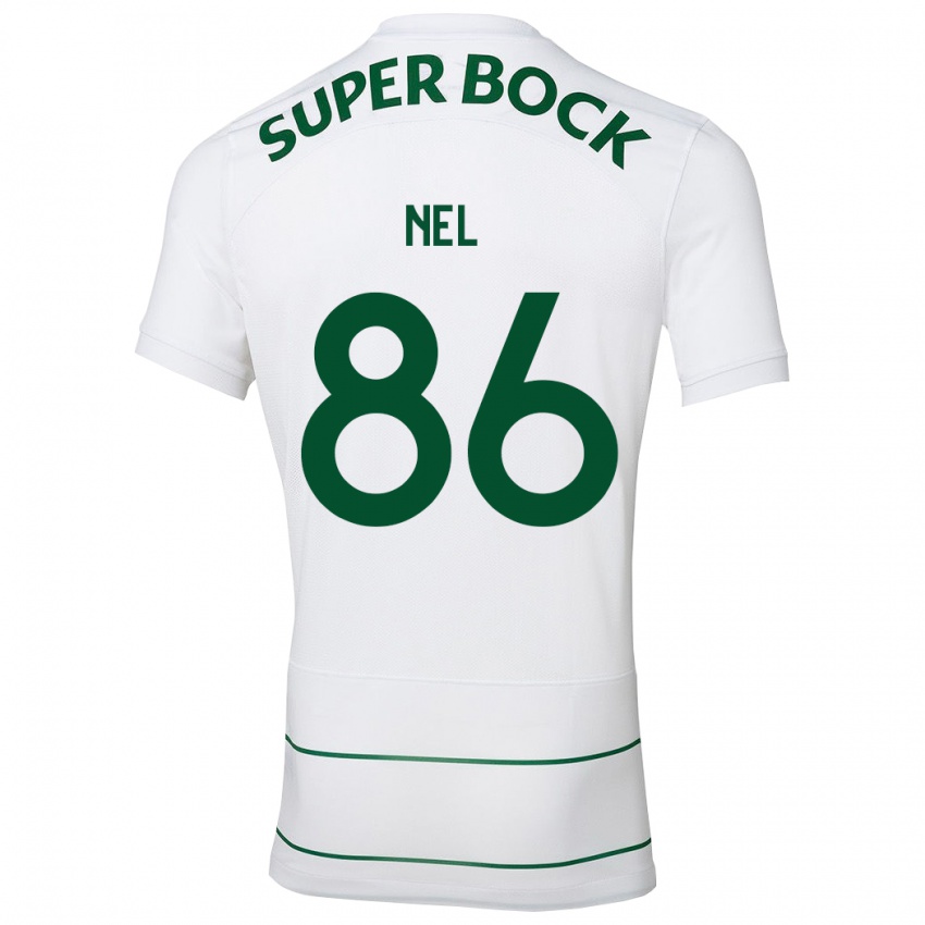 Homme Maillot Rafael Nel #86 Blanc Tenues Extérieur 2023/24 T-Shirt Belgique