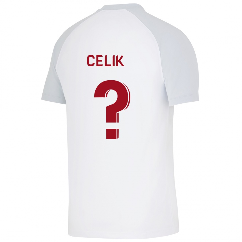 Heren Berke Celik #0 Wit Uitshirt Uittenue 2023/24 T-Shirt België