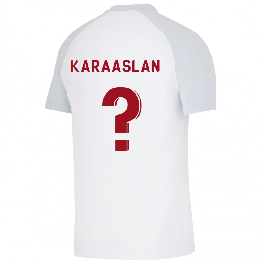 Heren Ahmet Kerem Karaaslan #0 Wit Uitshirt Uittenue 2023/24 T-Shirt België