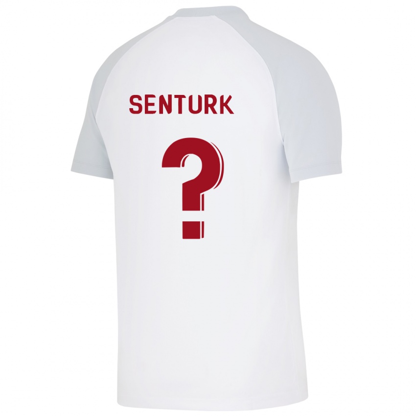 Heren Haktan Sentürk #0 Wit Uitshirt Uittenue 2023/24 T-Shirt België