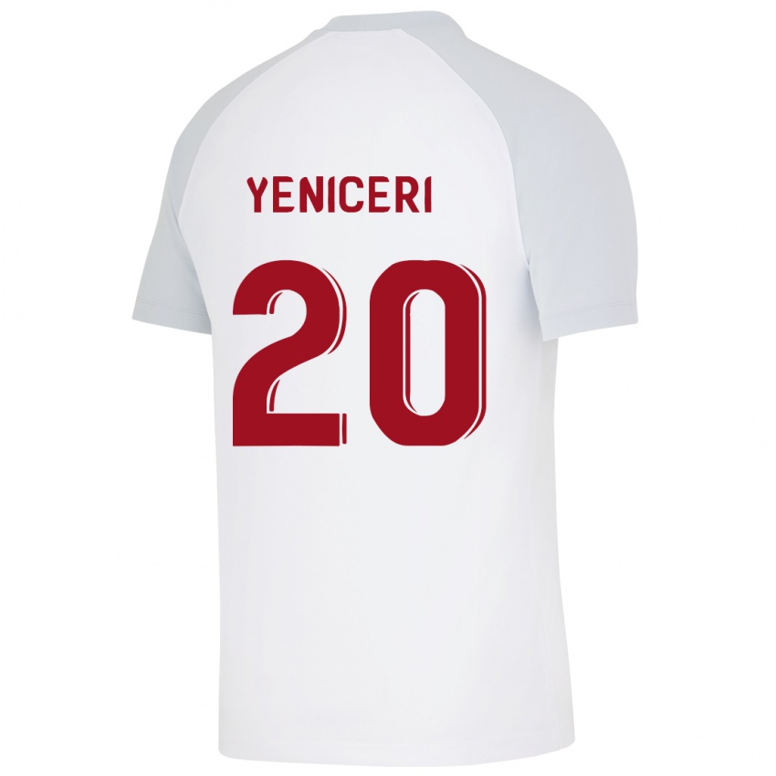 Heren Berna Yeniçeri #20 Wit Uitshirt Uittenue 2023/24 T-Shirt België