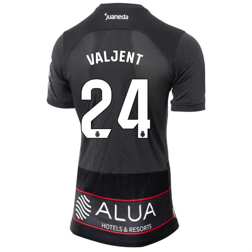 Heren Martin Valjent #24 Zwart Uitshirt Uittenue 2023/24 T-Shirt België