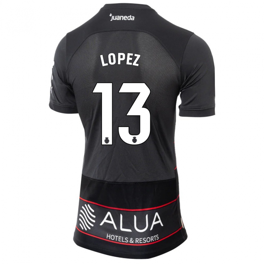 Heren Iván López #13 Zwart Uitshirt Uittenue 2023/24 T-Shirt België