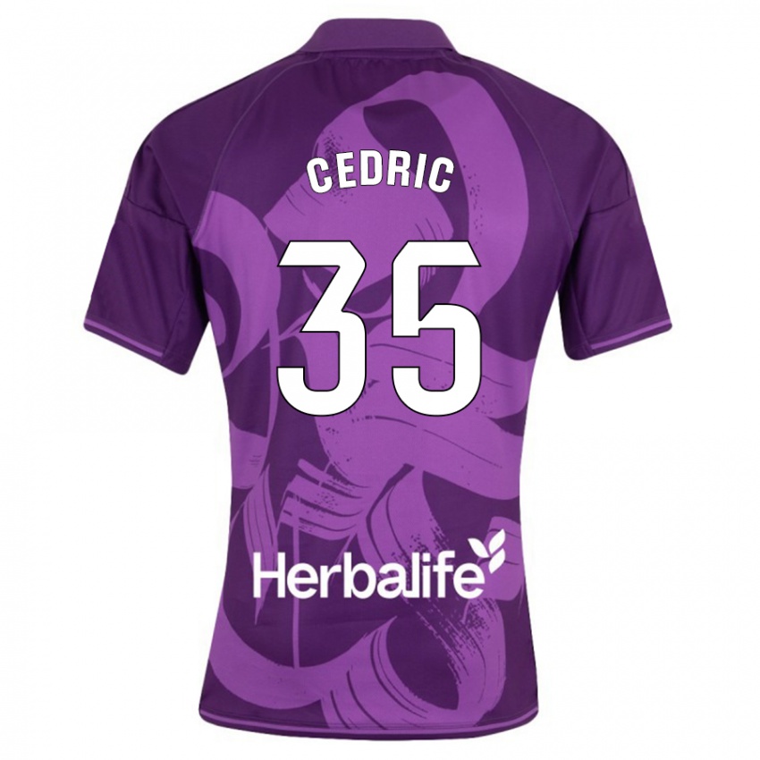 Heren Iván Cédric #35 Viooltje Uitshirt Uittenue 2023/24 T-Shirt België