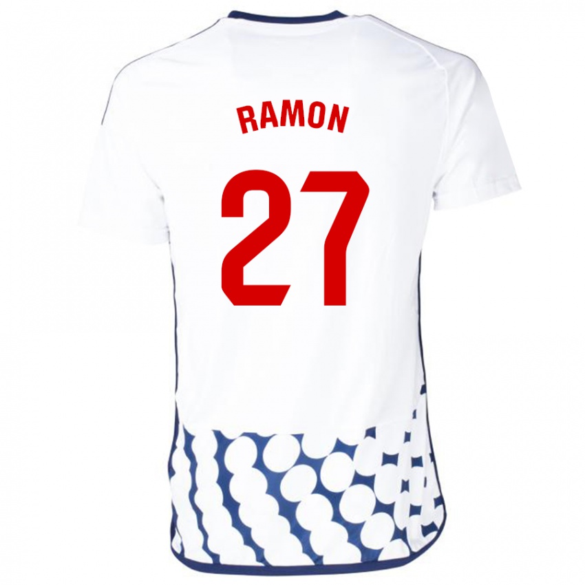 Heren Pablo Ramón #27 Wit Uitshirt Uittenue 2023/24 T-Shirt België