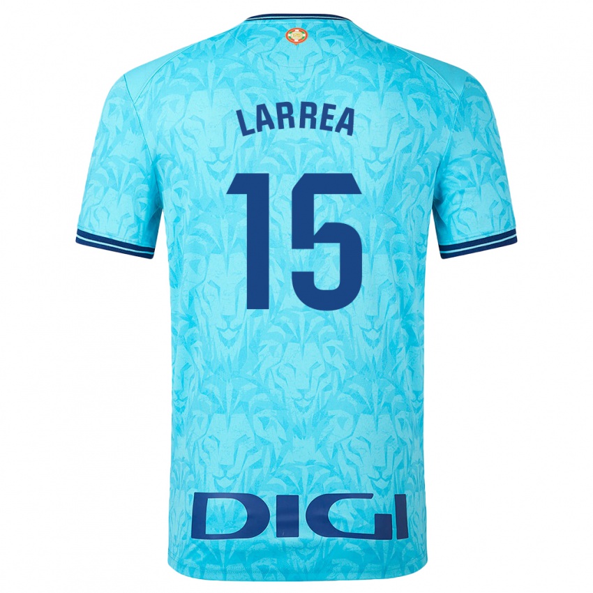 Heren Beñat Larrea #15 Hemelsblauw Uitshirt Uittenue 2023/24 T-Shirt België
