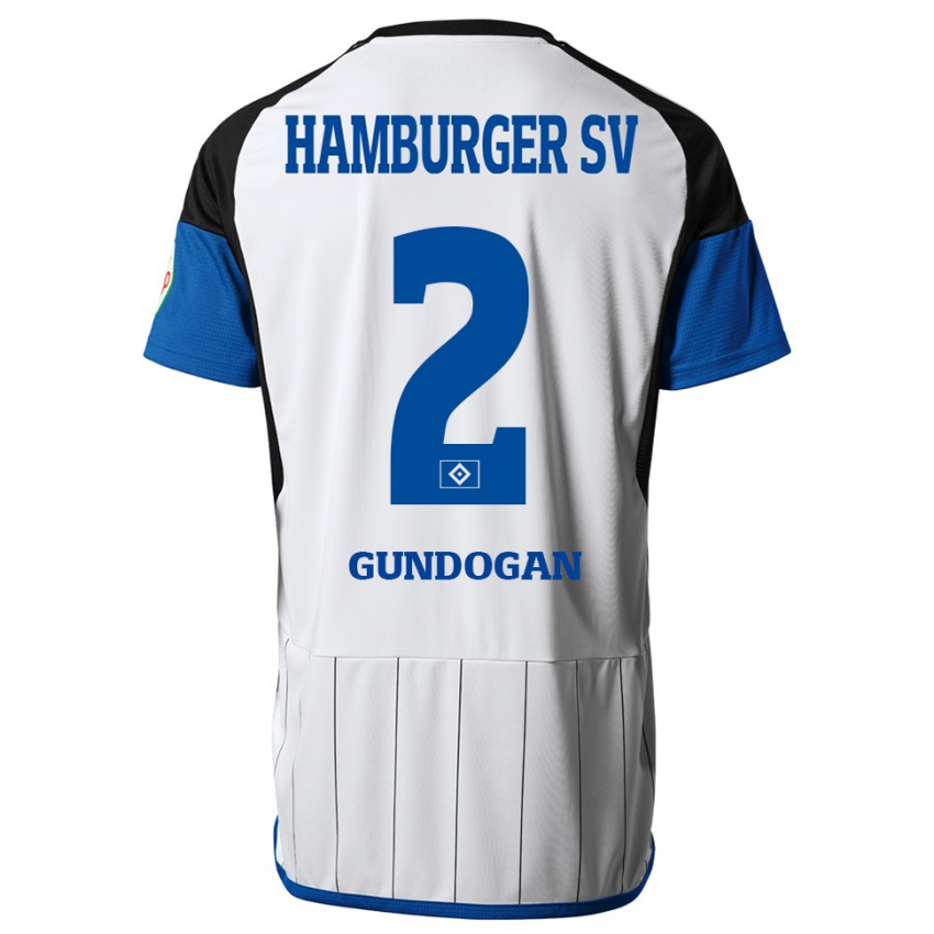 Dames Haci Gündogan #2 Wit Thuisshirt Thuistenue 2023/24 T-Shirt België