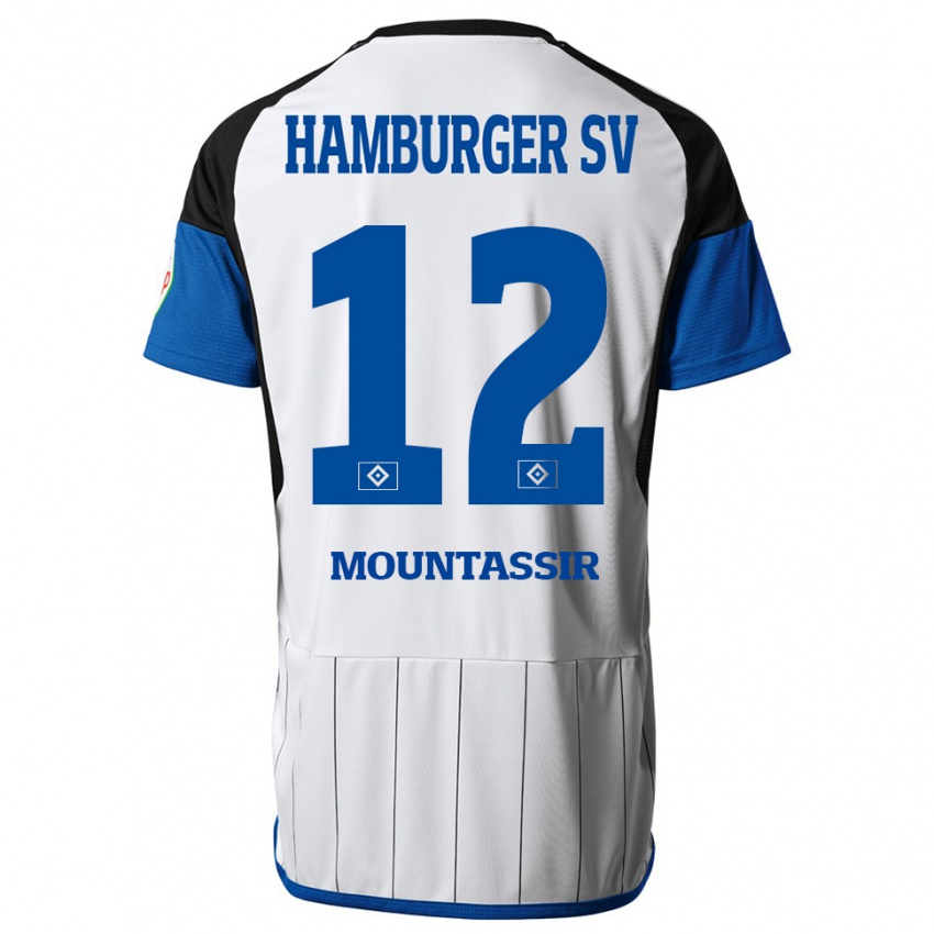 Damen Youssef Mountassir #12 Weiß Heimtrikot Trikot 2023/24 T-Shirt Belgien